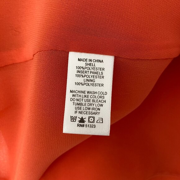 1. State Tank Top with Razor back in Burnt Orange - Picture 5 of 7